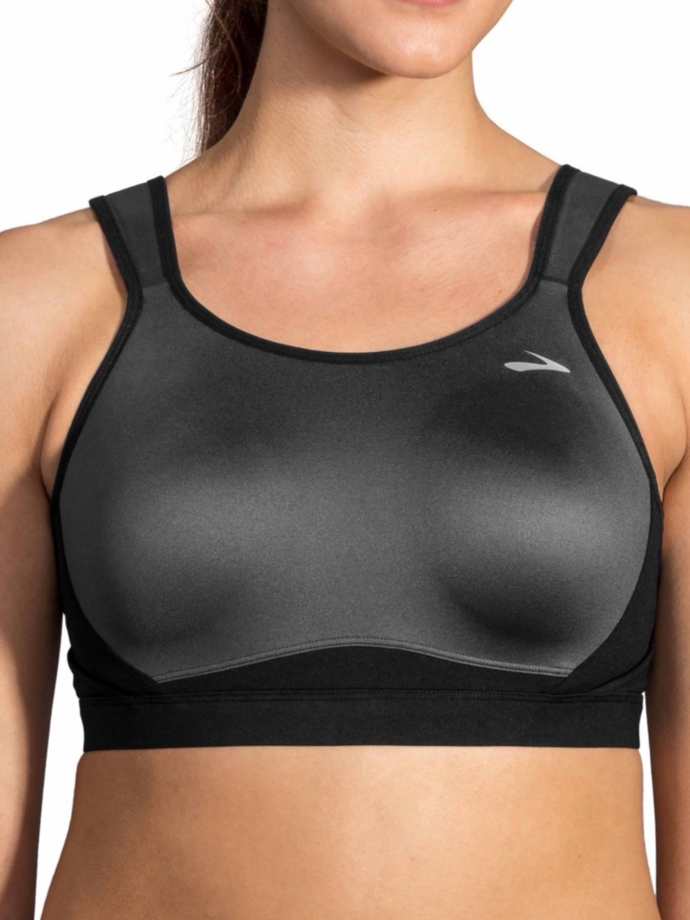 Brooks Black Maia High-Impact Sports Bra *Black